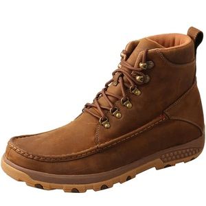 NWT - Twisted X Men's 6-Inch Driving Moc Hiker Shoes - 9.5 M